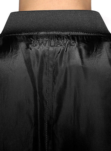 Prep Bomber Jacket - Black