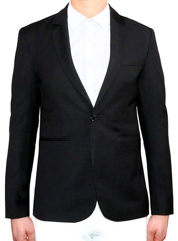 Modern Tailored Blazer - Black