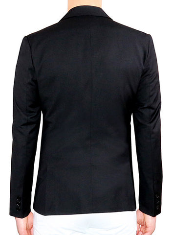 Modern Tailored Blazer - Black