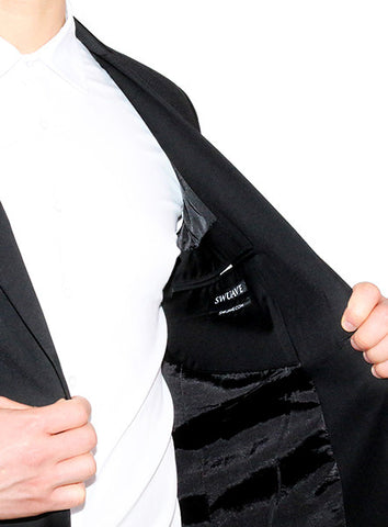 Modern Tailored Blazer - Black