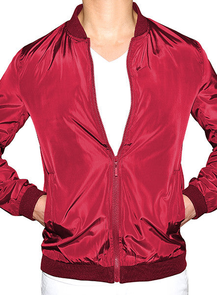 Prep Bomber Jacket - Burgundy