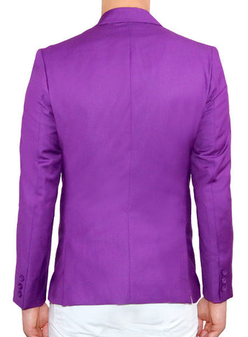 Modern Tailored Blazer - Royal Purple