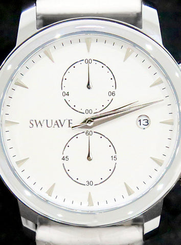 The Swuav'e Tiempo Watch - White/Silver