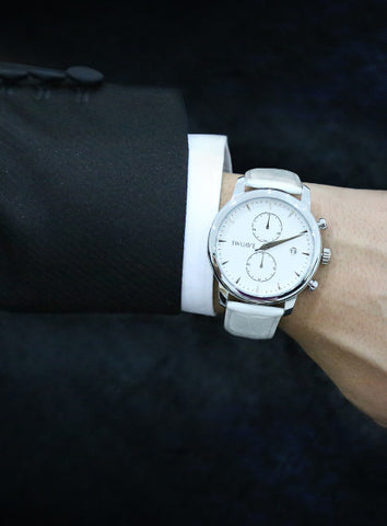 The Swuav'e Tiempo Watch - White/Silver