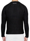 Ribbed Cable Knit - Black