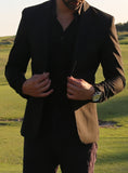 Modern Tailored Blazer - Black