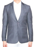 Modern Tailored Blazer - Charcoal