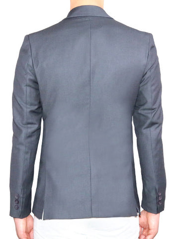 Modern Tailored Blazer - Charcoal