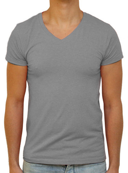 Slim V T-Shirt - Charcoal