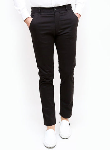 Slim Tapered Chino - Black