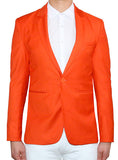 Modern Tailored Blazer - Flame Orange