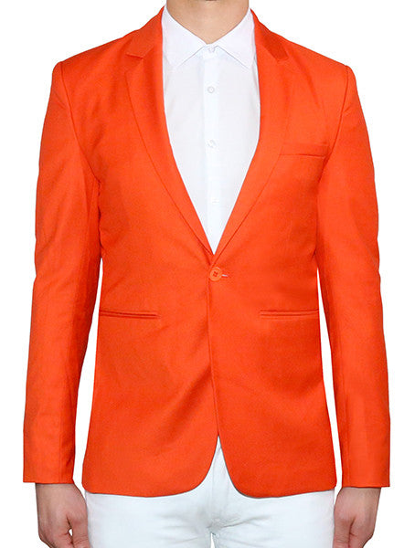 Blazer online orange colour
