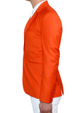 Modern Tailored Blazer - Flame Orange