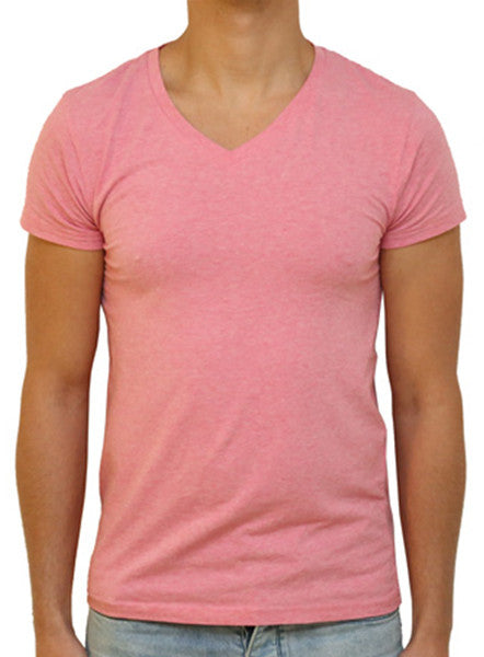 Slim V T-Shirt - True Pink