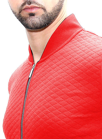 Prep Casual Bomber - Deep Red