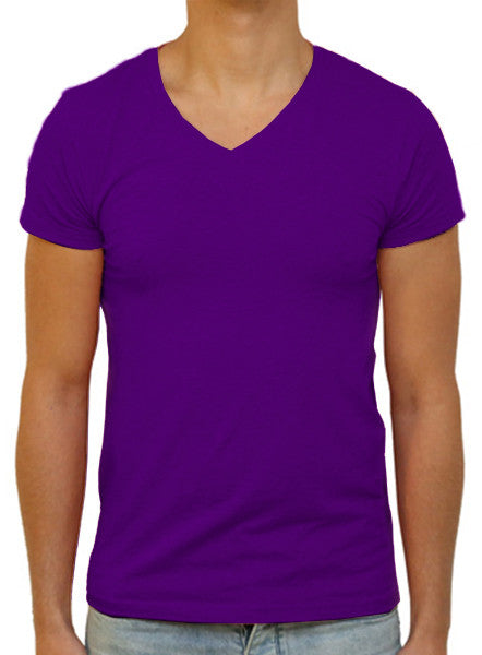 Slim V T-Shirt - Royal Purple