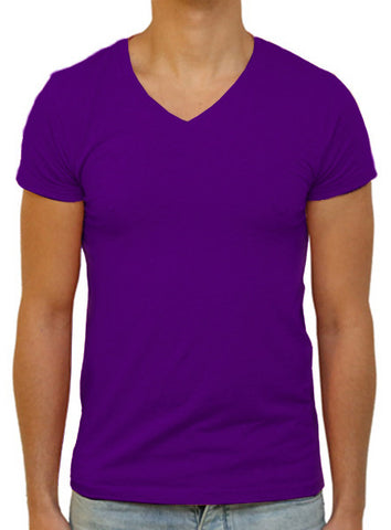 Slim V T-Shirt - Royal Purple