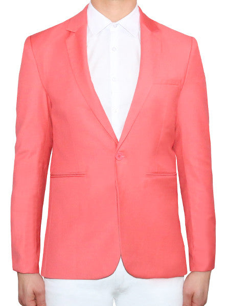 Modern Tailored Blazer - Salmon