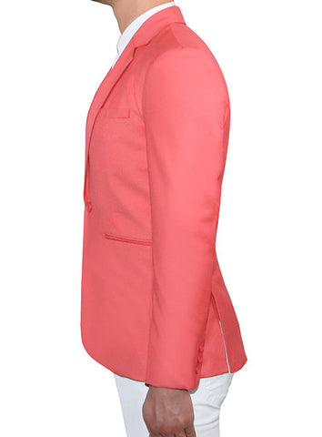 Modern Tailored Blazer - Salmon