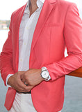 Modern Tailored Blazer - Salmon