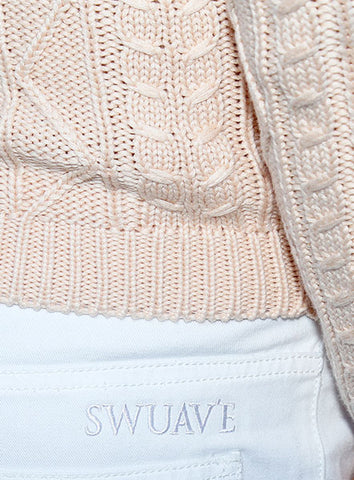 European Cable Knit - Sand