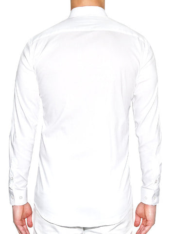 Slim Fitted Dress Shirt - White