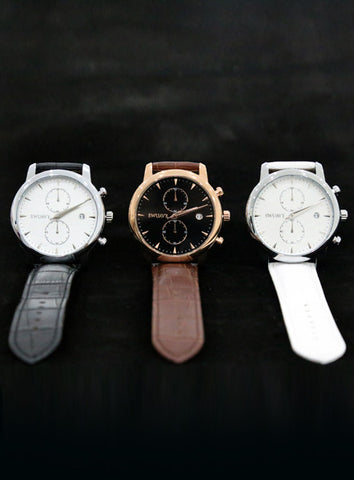 The Swuav'e Tiempo Watch - RoseGold/Brown