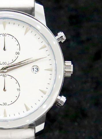 The Swuav'e Tiempo Watch - White/Silver