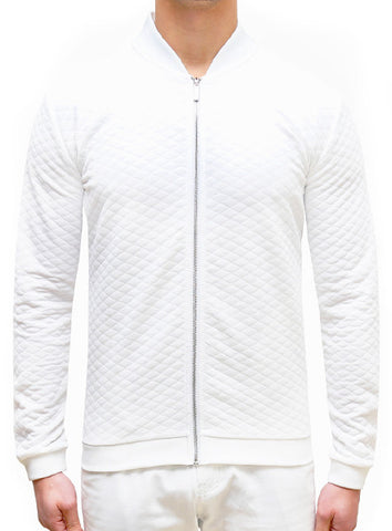 Prep Casual Bomber - White