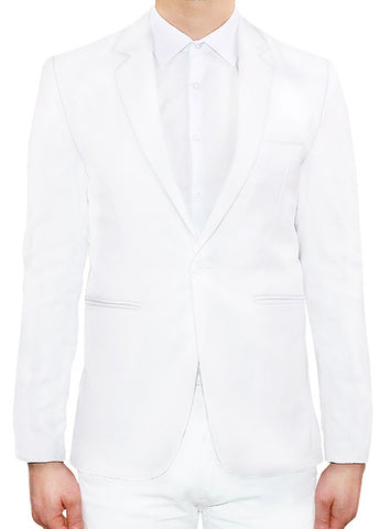 Modern Tailored Blazer - White