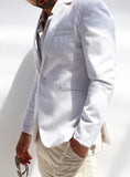 Modern Tailored Blazer - White