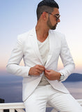 Modern Tailored Blazer - White